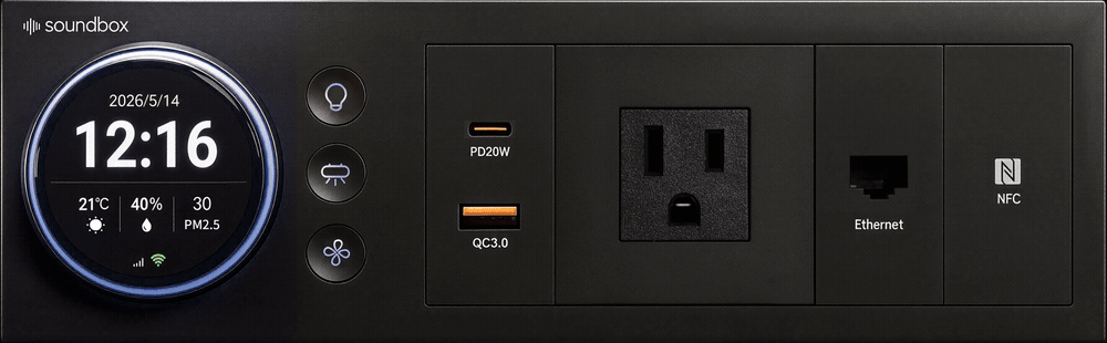 VRT POD smart matrix panel - all-in-one display, control and ports interface